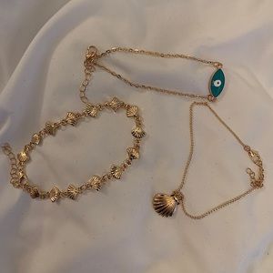 3 piece Anklet/Bracelet Set